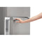 MIDEA MRT14D2BST Midea Energy Star Certified 14 Cu. Ft. Refrigerator with Glass Shelves - Stainless Steel