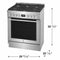 ELECTROLUX ECFG3068AS Electrolux 30" Front Control Freestanding Gas Range