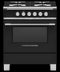 FISHER & PAYKEL OR30SCG4B1 Gas Range, 30", 4 Burners