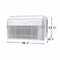 FRIGIDAIRE GHWQ125WD1 Frigidaire Gallery 12,000 BTU U-Shape Window Room Air Conditioner with Inverter and Wi-Fi (Energy Star)