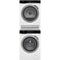 Electrolux STACKIT24W Stacking Kit for 24 Inch Front Load Laundry Pair & Electrolux ELFE4222AW 24 Inch Electric Ventless Dyer with Electrolux ELFW4222AW 24 Inch Front Load Compact Washer