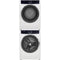 Electrolux ELFW7537AW 27 Inch Front Load Washer & Electrolux ELFE7537AW 27 Inch Electric Dryer with Electrolux STACKIT7X Stacking Kit