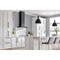 Elite EW43 Series 30-Inch Convertible T-Style Chimney Range Hood, 460 Max Blower CFM