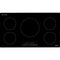 Forte F36NDC4505B 36 inch Induction Cooktop with 5 Zones – Black Ceramic Glass, Sliding Touch Control