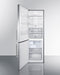 SUMMIT FFBF249SS2IMLHD 24" Wide Bottom Freezer Refrigerator With Icemaker