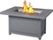 NAPOLEON BBQ HAMP2GY Hamptons Square Patioflame Table , Grey , Propane