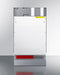 SUMMIT DW186NTADA 18" Wide Built-in Integrated Dishwasher, ADA Compliant (panel Not Included)