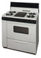 PREMIER BLK5S9TP 36 in. Freestanding Battery-Generated Spark Ignition Gas Range in Biscuit