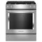 KITCHENAID KSDG950ESS 30-Inch 4-Burner Dual Fuel Downdraft Slide-In Range - Stainless Steel