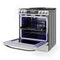 MIDEA MGS30S4AST Slide-In Gas Range with 5 Burners and Air Fry Convection