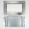 WHIRLPOOL MK2160AZ Over-The-Range Microwave Trim Kit, Anti-Fingerprint Stainless Steel