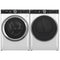 GE GEWADREVWW870SS Side-by-Side Washer & Dryer Set with Front Load Washer and Electric Dryer in White