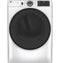 GE Appliances GFD55ESSNWW Front Load Dryers White Front View