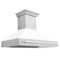 ZLINE 8654SNXWM48 Ducted Mount Hoods White Matte Front View