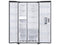 SAMSUNG RS23CB760012 Side By Side Refrigerators White Glass – Detail Close-up