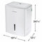 Frigidaire FHDD5034W1 40 Pint & Over Dehumidifiers White – Appliance Image