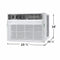 Frigidaire FHWW245WE2 19,001 - 24,000 Btu Air Conditioners White – Detail Close-up