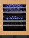 XO Appliance XOU24WDZGOA Wine Fridges Panel Ready & Glass Front View