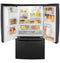GE Appliances GFE26JGMBB French Door Refrigerators Black – Catalog Photo