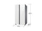 SAMSUNG RS23CB760012 Side By Side Refrigerators White Glass – Catalog Photo