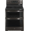 GE Appliances PB965BPTS Freestanding Ranges Fingerprint Resistant Black Stainless Front View