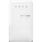 Smeg FAB10ULWH3 Compact Refrigerators Glossy White Front View