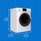 Danby DWM120WDB3 Washtowers White – Detail Close-up