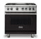 Viking VDR5364GON Freestanding Ranges Onyx Front View