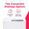 Frigidaire FHDD5033W1 40 Pint & Over Dehumidifiers White – Detail Close-up