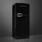 Smeg FAB50URBL3 Top Freezer Refrigerators Glossy Black – Appliance Image