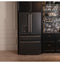 CAFE CVE28DP3ND1 French Door Refrigerators Matte Black – Detail Close-up