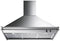 Smeg KD90XU Ducted Mount Hoods Satin Stainless Steel Front View