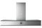Superiore HN481ANS Professional Hoods Black Glass, Stainless Steel Front View