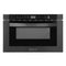 ZLINE MWD1BS Built-In Microwaves Black Stainless Steel Front View
