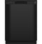 Hotpoint HDF310PGRBB Built-In Dishwashers Black Front View