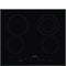 Smeg SEU244ETB Electric Cooktops Glass Black Front View
