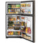 GE Appliances GTS22KMNRES Top Freezer Refrigerators Fingerprint Resistant Slate – Catalog Photo
