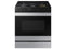 Samsung NSG6DG8500SR Slide-In Ranges Stainless Steel Front View