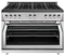 FORZA FR488GN Professional Ranges Standard Configuration Stainless Steel Front View