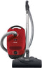 Miele CLASSICC1HOMECAREPOWERLINESBCN0AR Canister Vacuums Autumn Red Front View