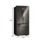 LG LFCS22520D French Door Refrigerators Black Stainless Steel – Back Panel
