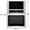 Frigidaire FCWM3027AS Microwave & Oven Combos Stainless Steel – Appliance Image