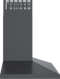 Bosch HCP80641UC Ducted Mount Hoods Black Stainless Steel – Back Panel