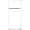 Hotpoint HPS16BTNRWW Top Freezer Refrigerators White – Studio Shot