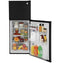 GE Appliances GPV10FGNBB Top Freezer Refrigerators Black – Studio Shot