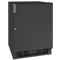 U-Line U29RB15A Compact Refrigerators Black Solid Front View