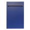 ZLINE DWBM18 Built-In Dishwashers Blue Matte Front View
