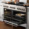 ZLINE RASN60 Professional Ranges Stainless Steel With Durasnow Door – Lifestyle Photo