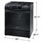 Frigidaire FCFG3062AB Freestanding Ranges Black – Appliance Image