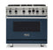 Viking VGIC53626BSB Professional Ranges Slate Blue Front View